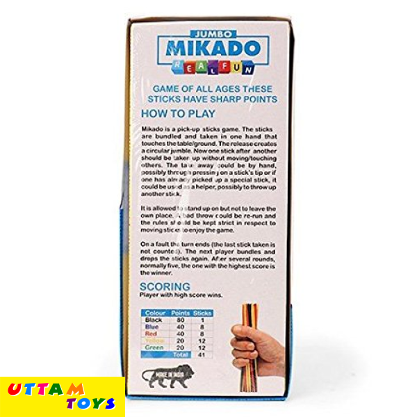 Ratna's Mikado Sticks Jumbo for Kids to Develop Concentration and Attention Span Building