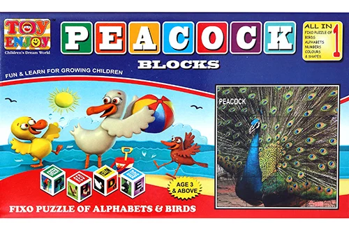 Toyenjoy Peacock Block Sr. Puzzle Game