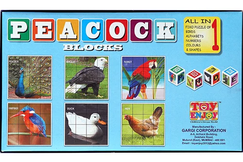 Toyenjoy Peacock Block Sr. Puzzle Game