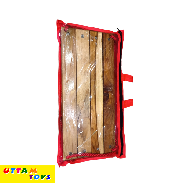 Uttam Toys Wooden Hammocks Swing with Accessories