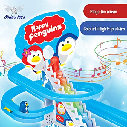 Sirius Toys Happy Penguin Track Set With Lights & Music