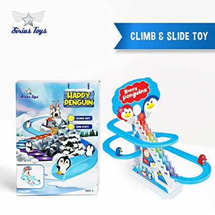 Sirius Toys Happy Penguin Track Set With Lights & Music