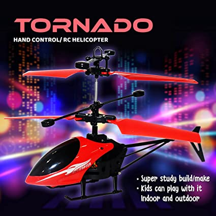 Sirius Toys Tornado Hand Sensor Remote Control Helicopter (Red)