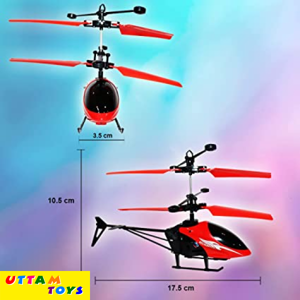 Sirius Toys Tornado Hand Sensor Remote Control Helicopter (Red)
