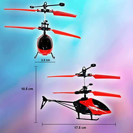 Sirius Toys Tornado Hand Sensor Remote Control Helicopter (Red)