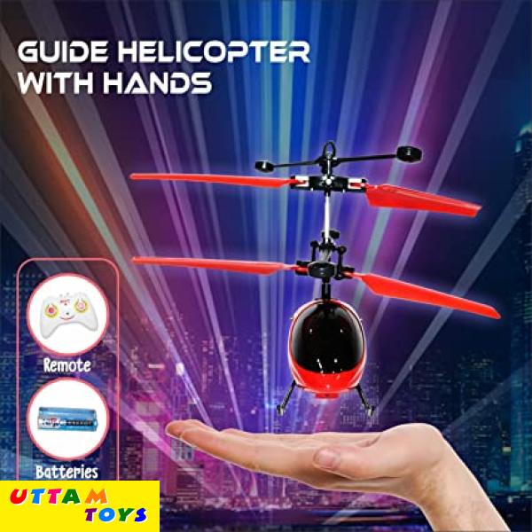 Sirius Toys Tornado Hand Sensor Remote Control Helicopter (Red)