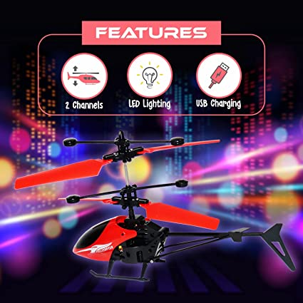 Sirius Toys Tornado Hand Sensor Remote Control Helicopter (Red)