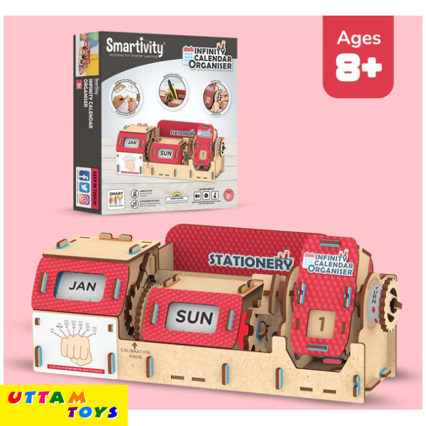 Smartivity Table-Top Infinity Calendar & Stationery Organizer