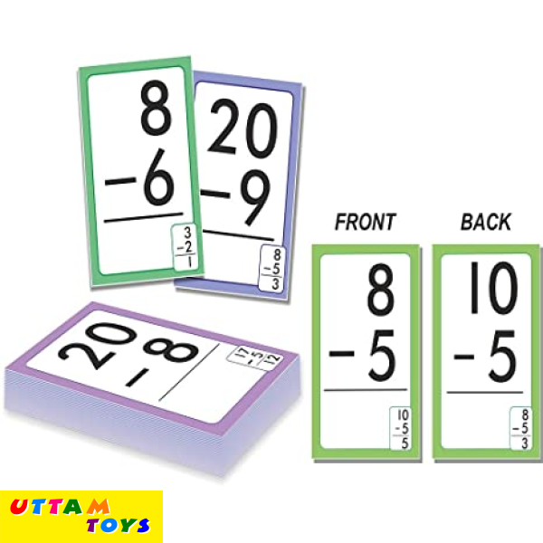 Creative Educational Subtraction - Flash Cards