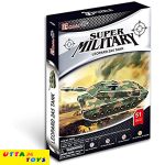 Cubic Fun Super Military Leopard Tank 3D Puzzle - 51 Pieces