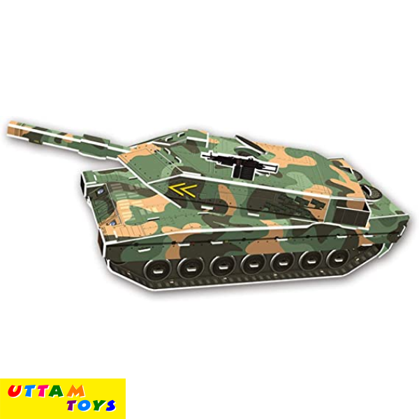Cubic Fun Super Military Leopard Tank 3D Puzzle - 51 Pieces