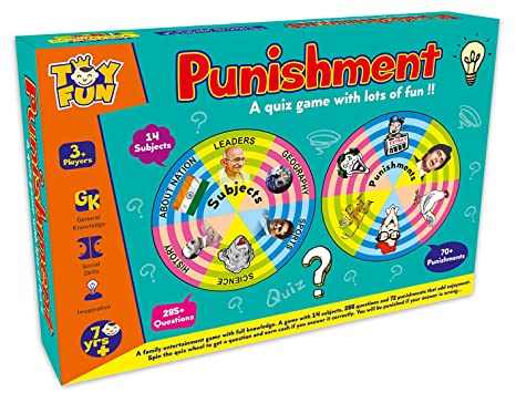Toy Fun Punishment Educational Quiz General Knowledge Board Game for Kids