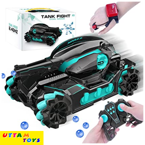 Uttam Toys RC Tank, Shooting Water Bullets(Bomb) Remote Control Tank
