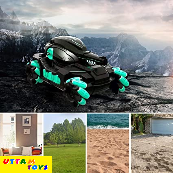 Uttam Toys RC Tank, Shooting Water Bullets(Bomb) Remote Control Tank