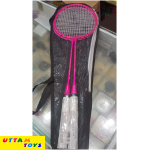 Vector X Neon – Set of 2 (Neon pink) Opink Strung Badminton Racket