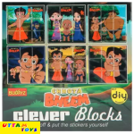 Buddyz Chhota Bheem Clever Blocks (Multicolor)