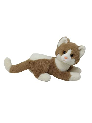 Fun Zoo Soft Plush Stuffed Cute Kitty Cat Toy for Kids Boys Girls (30 cm, Mud Brown)