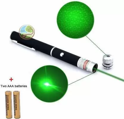 Uttam Toys 5 in 1 Effect Green Beam Laser Shailputri Light Pen