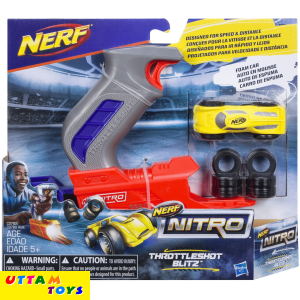 Hasbro Nerf Nitro Throttleshot Blitz (grey Blaster)