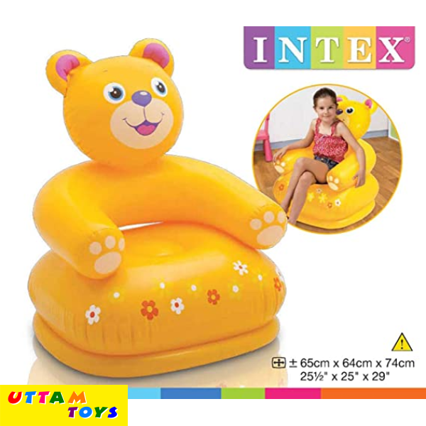 Intex Air Inflatable Chair-Yellow