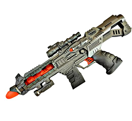 Iron Dome Musical Laser Dome Machine Gun Toy with Light and Sound