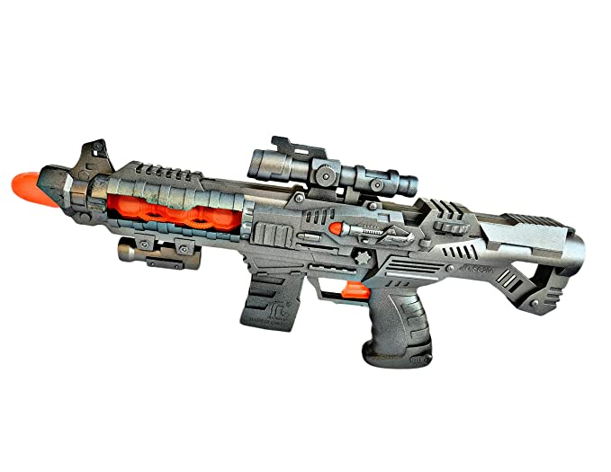 Iron Dome Musical Laser Dome Machine Gun Toy with Light and Sound