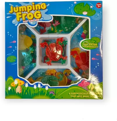 Jumping Frog Bouncing Toys Finger Pressing Game