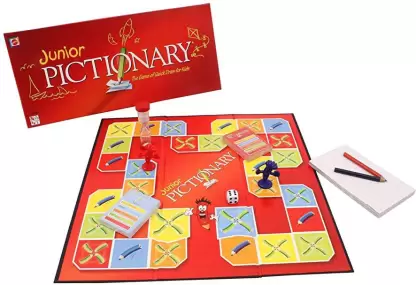 Mattel Games Pictionary Junior Party & Fun Games Board Game