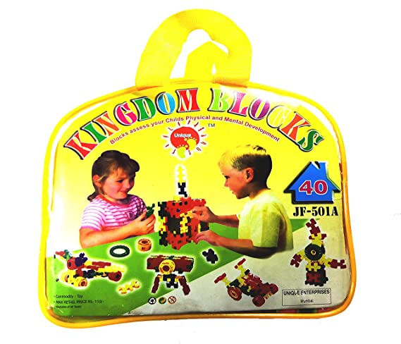 Suraj Toys kingdom blocks for child physical and mental development- Multi color