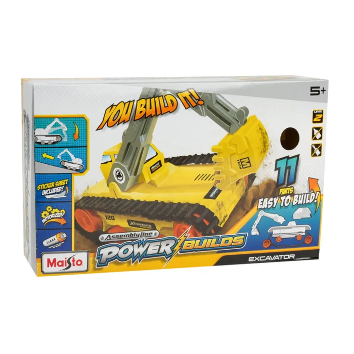 Maisto Assembly Line DO IT Yourself Power Builds Excavator Model Kit