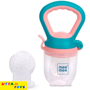 Mee Mee Fruit & Food Nutritional Feeder With Silicone Sack(Green)