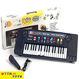 Mq-3700 Music Fairy 37 Keys Electronic Keyboard Piano with Microphone 3 Tone and 8 Rhythm for Kids