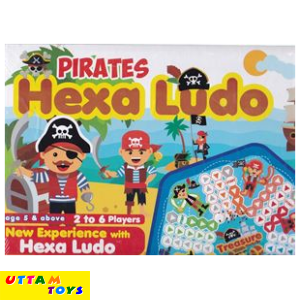 ToyTub Pirates Hexa Ludo with 3D Pirates