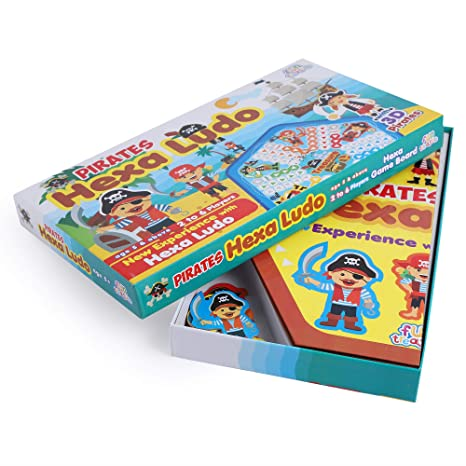 ToyTub Pirates Hexa Ludo with 3D Pirates