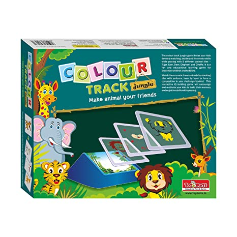 Toymate Colour Track Jungle - Super Fun Animal Puzzle