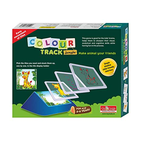 Toymate Colour Track Jungle - Super Fun Animal Puzzle