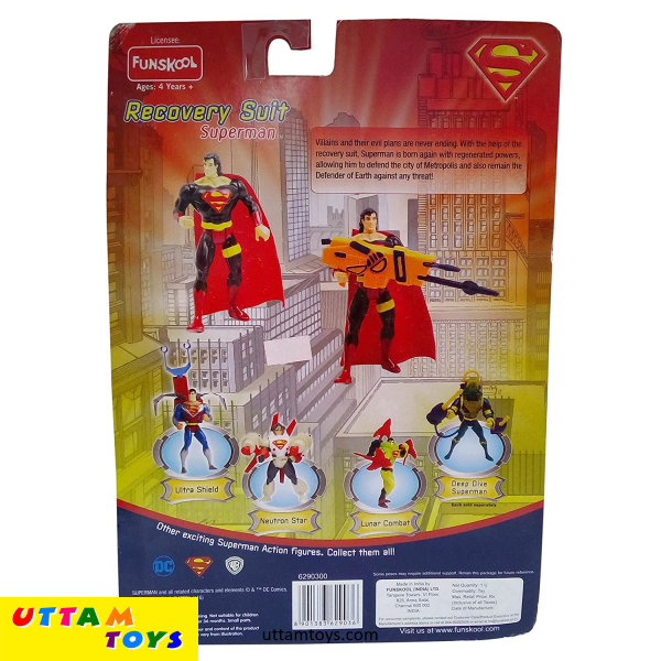 funskool recovery suit superman