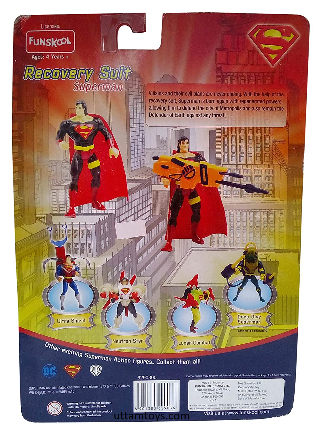 funskool recovery suit superman