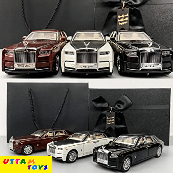 Uttam Toys Rolls Royce Phantom Diecast Metal Pullback