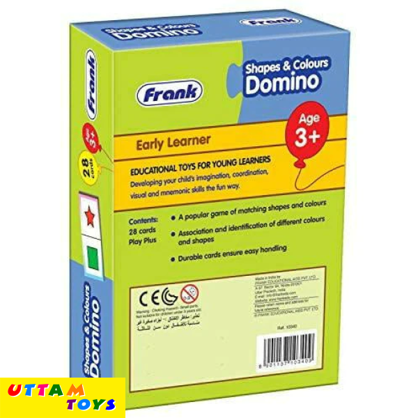 Frank Shapes and Colours Domino (28 Pieces)