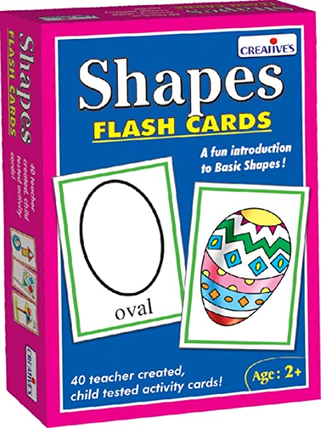 Creative Educational Shapes - Flash Cards (Multi-Color)