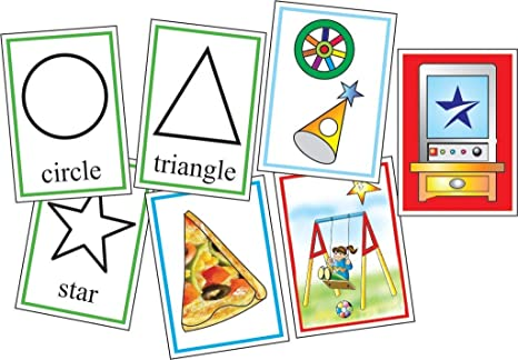 Creative Educational Shapes - Flash Cards (Multi-Color)