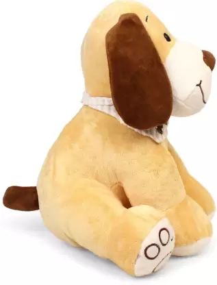 Uttam Toys My Baby Excel Sitting Dog with Bone Muffler
