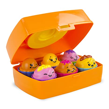 Funskool Tomy Toomies Shake and Sort Cupcakes Toy (Orange)