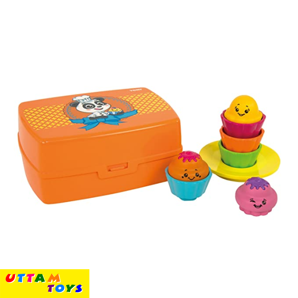 Funskool Tomy Toomies Shake and Sort Cupcakes Toy (Orange)