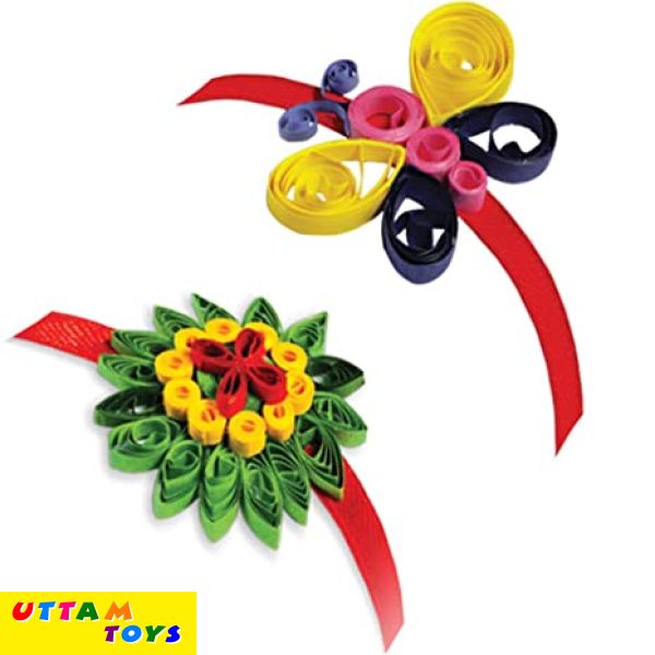 Toy Kraft Paper Quilling - Wrist Bands, Multi Color