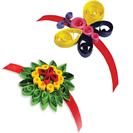 Toy Kraft Paper Quilling - Wrist Bands, Multi Color