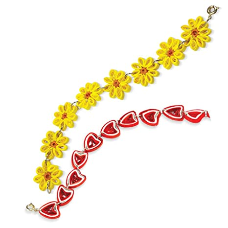 Toy Kraft Paper Quilling - Wrist Bands, Multi Color