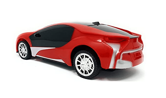 Uttam Toys 1:22 Scale Remote Control Famous car with 3D Lights - Red