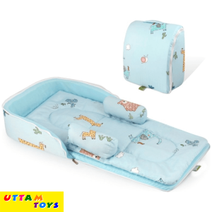 R For Rabbit Baby Nest Lite Bed - Easy Compact Fold, Zip Clouser, Carry Like Bag, Travel Friendly
